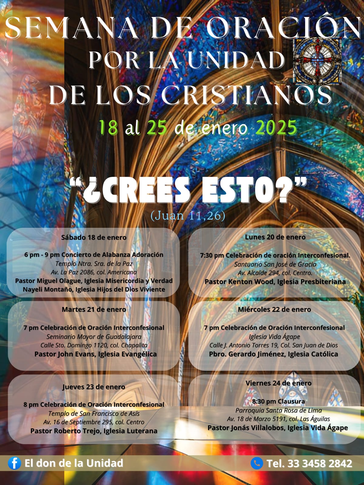 Subsidios para la Semana de Oración por la Unidad de los Cristianos ...