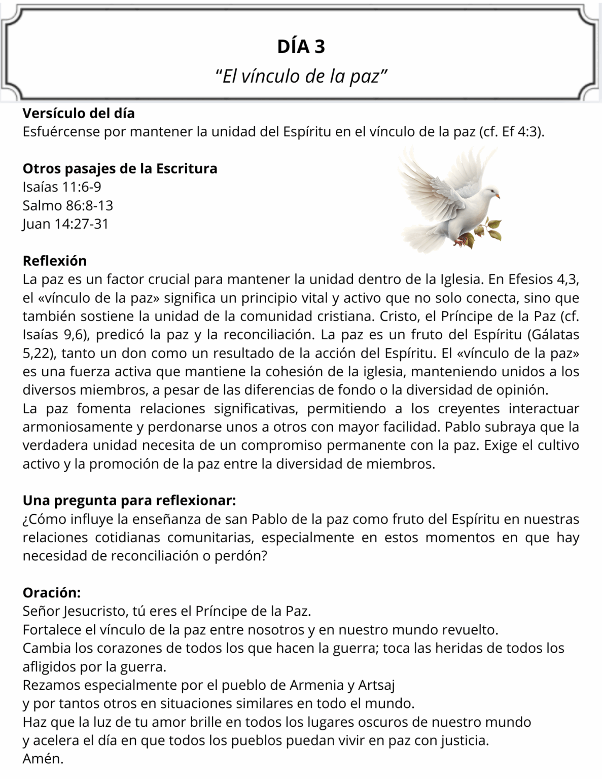 Semana de Oración por la Unidad de los Cristianos 2026 – CEDIC